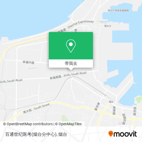百通世纪医考(烟台分中心)地图