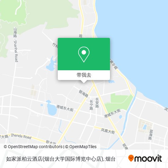 如家派柏云酒店(烟台大学国际博览中心店)地图