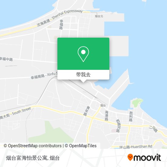 烟台富海怡景公寓地图