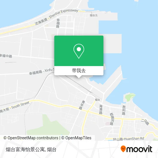 烟台富海怡景公寓地图