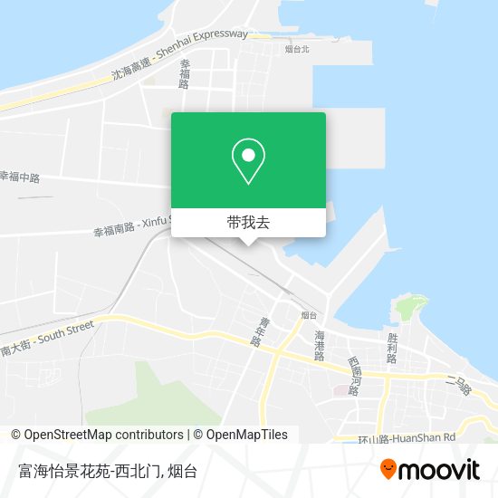 富海怡景花苑-西北门地图
