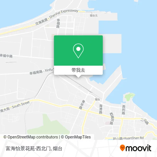 富海怡景花苑-西北门地图