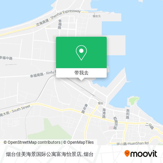 烟台佳美海景国际公寓富海怡景店地图