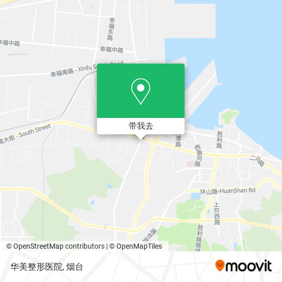 华美整形医院地图