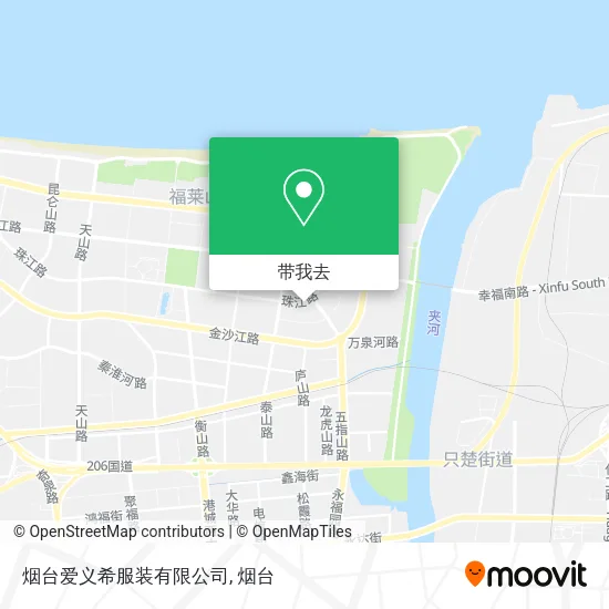 烟台爱义希服装有限公司地图