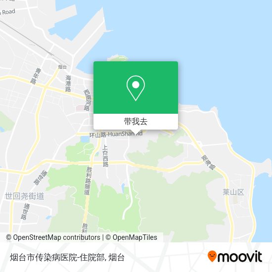 烟台市传染病医院-住院部地图