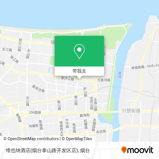 维也纳酒店(烟台泰山路开发区店)地图