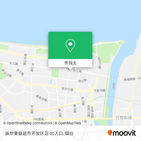 振华量贩超市开发区店-出入口地图