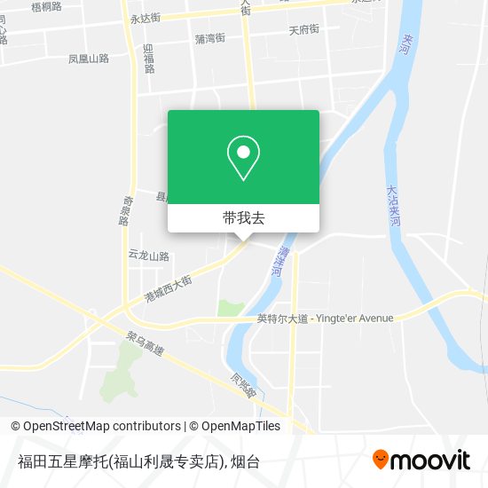福田五星摩托(福山利晟专卖店)地图
