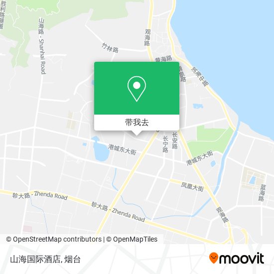 山海国际酒店地图
