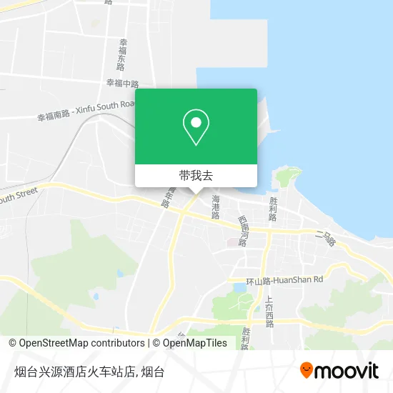 烟台兴源酒店火车站店地图