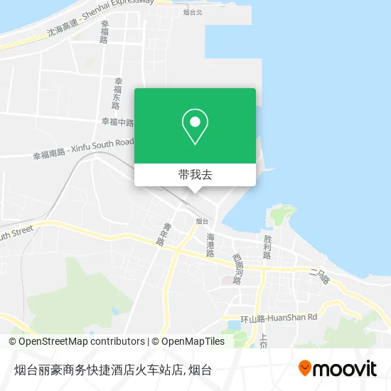 烟台丽豪商务快捷酒店火车站店地图