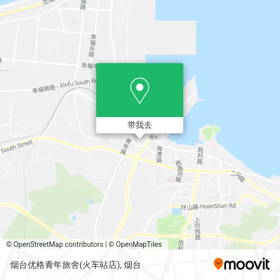 烟台优格青年旅舍(火车站店)地图