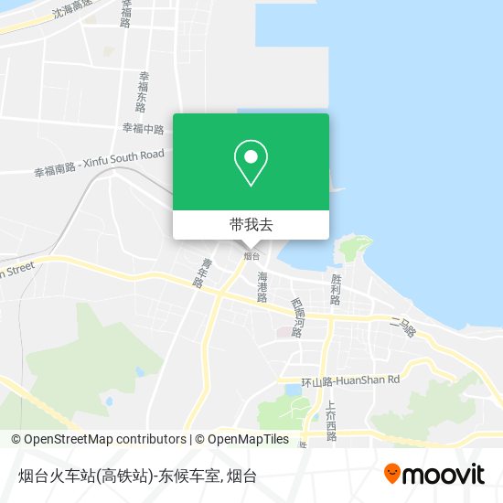 烟台火车站(高铁站)-东候车室地图