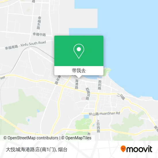 大悦城海港路店(南1门)地图