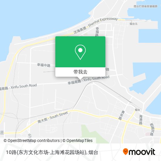 10路(东方文化市场-上海滩花园场站)地图