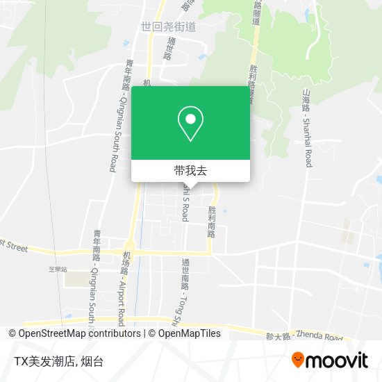 TX美发潮店地图