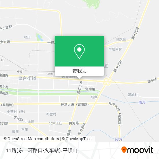 11路(东一环路口-火车站)地图