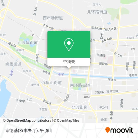 肯德基(双丰餐厅)地图