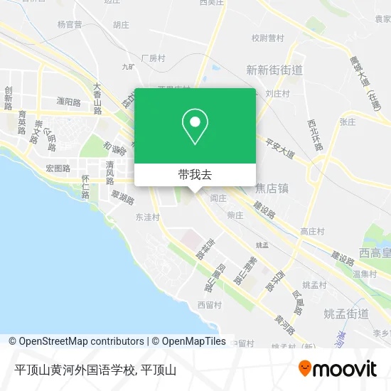 平顶山黄河外国语学校地图