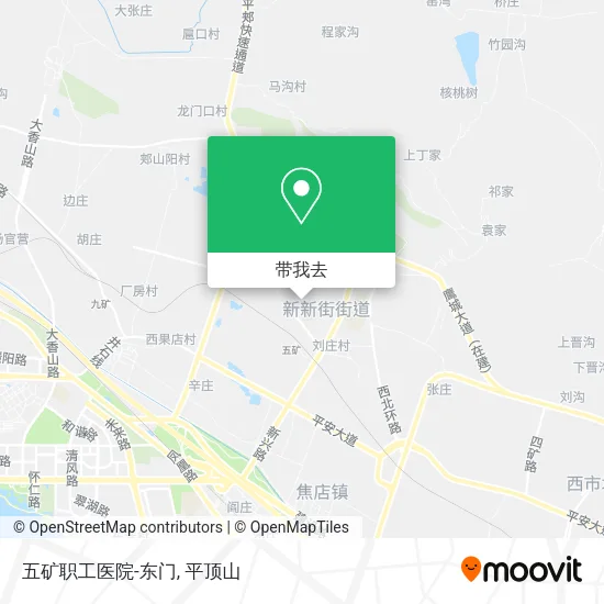 五矿职工医院-东门地图