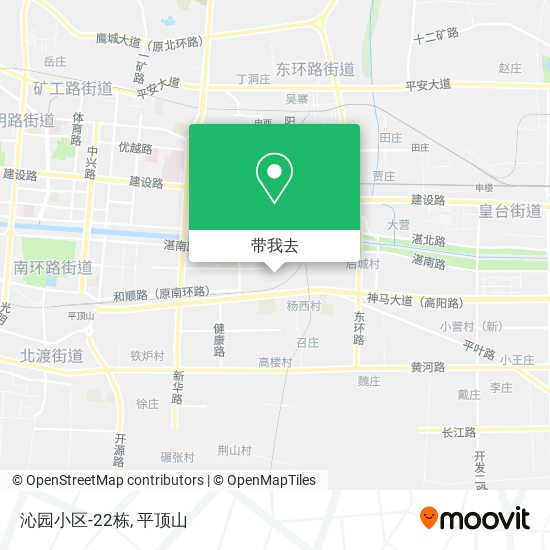 沁园小区-22栋地图