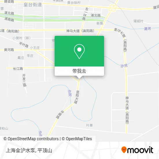 上海金沪水泵地图