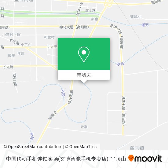中国移动手机连锁卖场(文博智能手机专卖店)地图