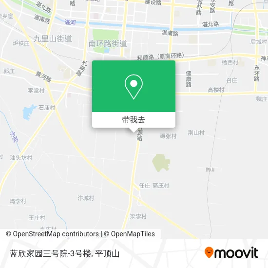 蓝欣家园三号院-3号楼地图