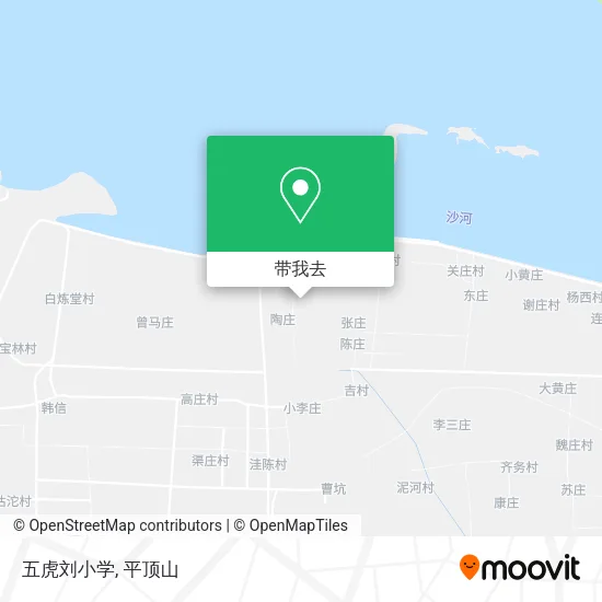 五虎刘小学地图