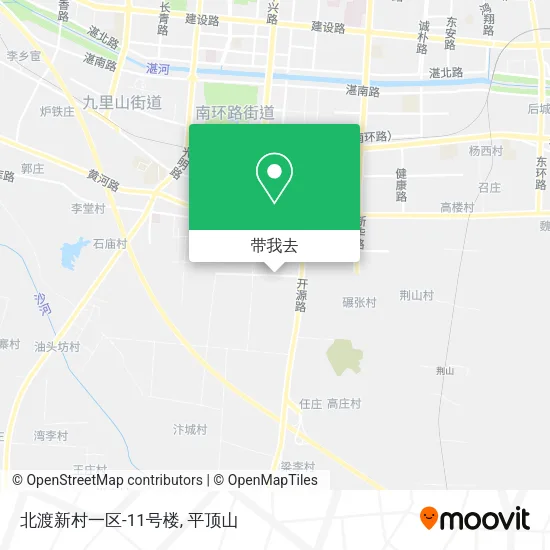 北渡新村一区-11号楼地图