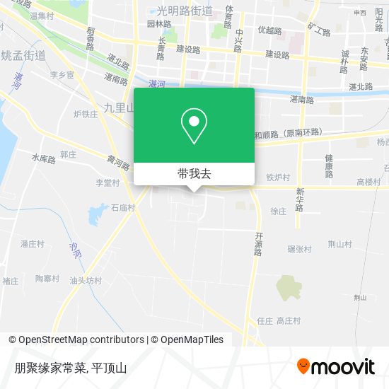 朋聚缘家常菜地图