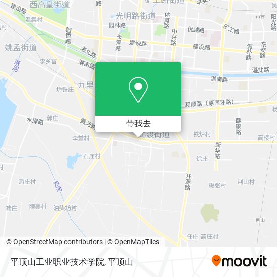 平顶山工业职业技术学院地图
