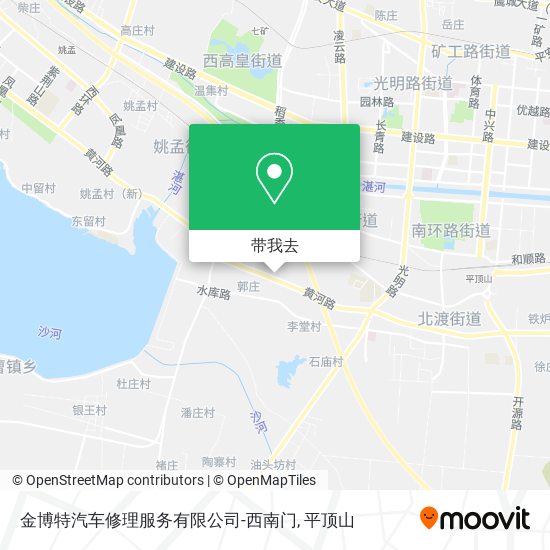 金博特汽车修理服务有限公司-西南门地图