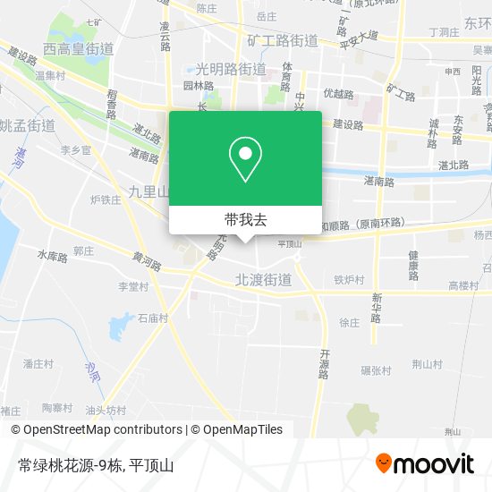 常绿桃花源-9栋地图