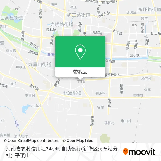 河南省农村信用社24小时自助银行(新华区火车站分社)地图