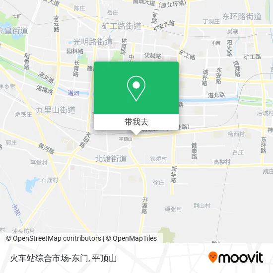 火车站综合市场-东门地图
