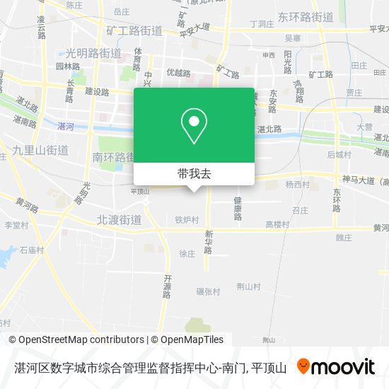 湛河区数字城市综合管理监督指挥中心-南门地图