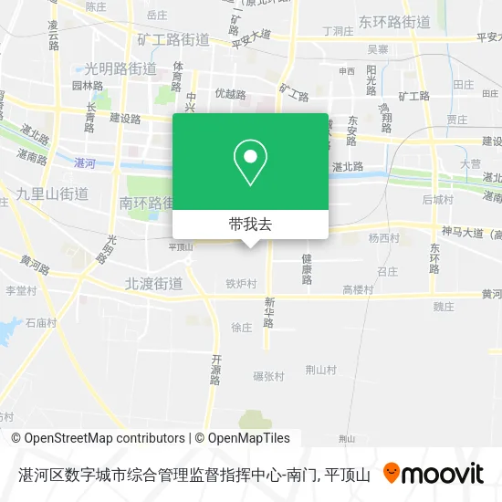 湛河区数字城市综合管理监督指挥中心-南门地图