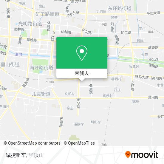 诚捷租车地图