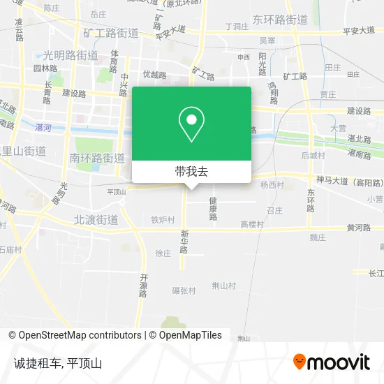诚捷租车地图