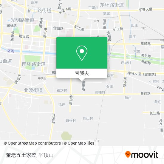 董老五土家菜地图