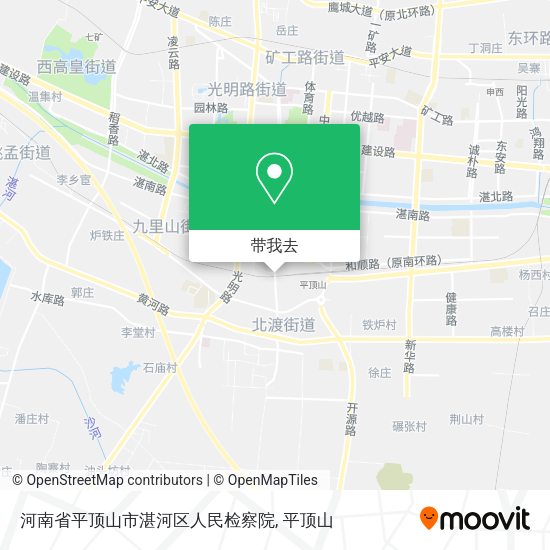 河南省平顶山市湛河区人民检察院地图