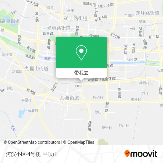 河滨小区-4号楼地图
