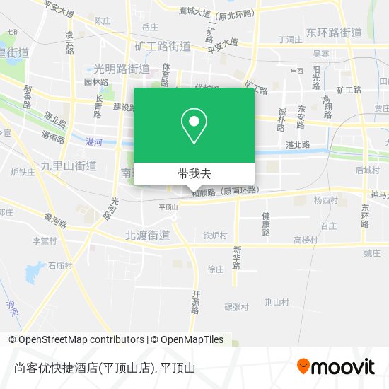 尚客优快捷酒店(平顶山店)地图