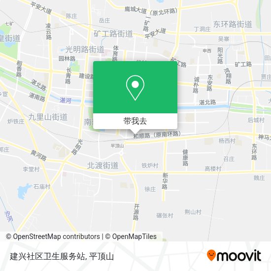 建兴社区卫生服务站地图