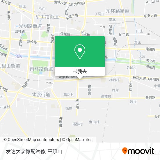 发达大众微配汽修地图