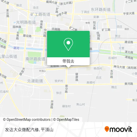 发达大众微配汽修地图