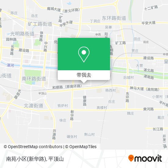 南苑小区(新华路)地图
