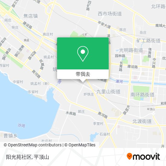 阳光苑社区地图